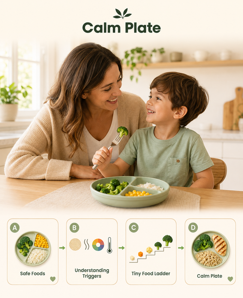 The secret isn't in hiding the vegetables in the food... the secret is in the way you present the new food to your child.