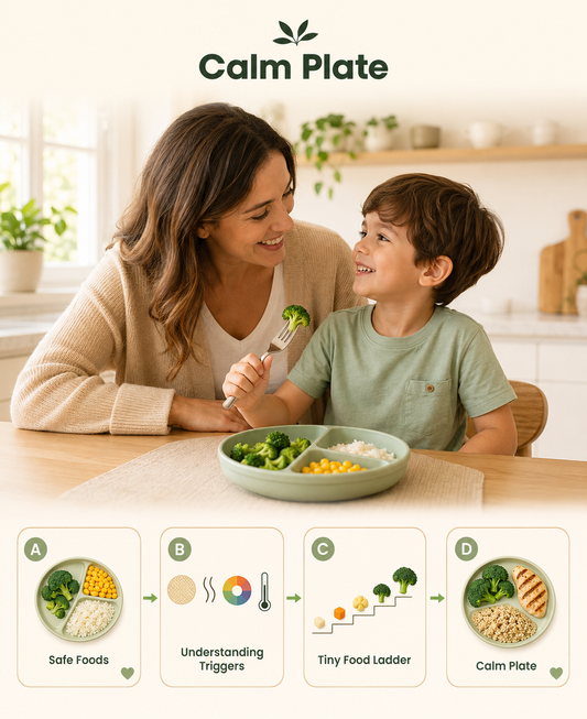The secret isn't in hiding the vegetables in the food... the secret is in the way you present the new food to your child.